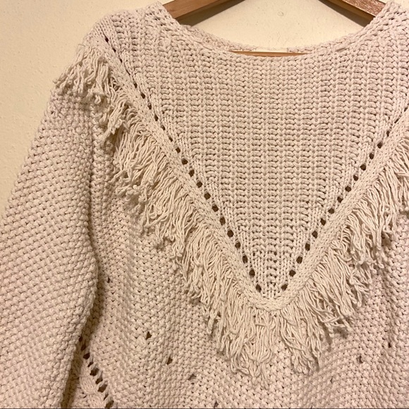 H&M Fringe Chunky sweater - Picture 5 of 8